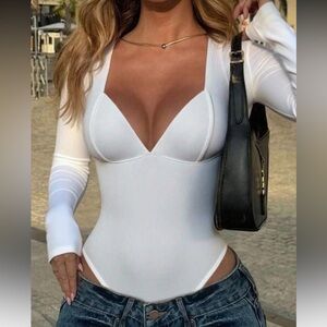 Elegant White Women's Top
